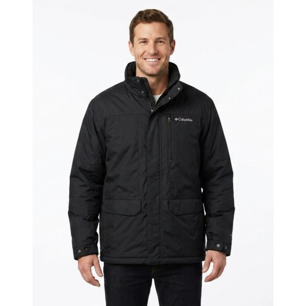 Columbia Mens XXL Path To Anywhere II Insulated Winter Jacket Black Coat WM5130